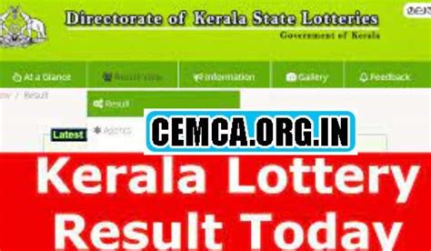 lottery result kerala|KERALA STATE LOTTERIES .